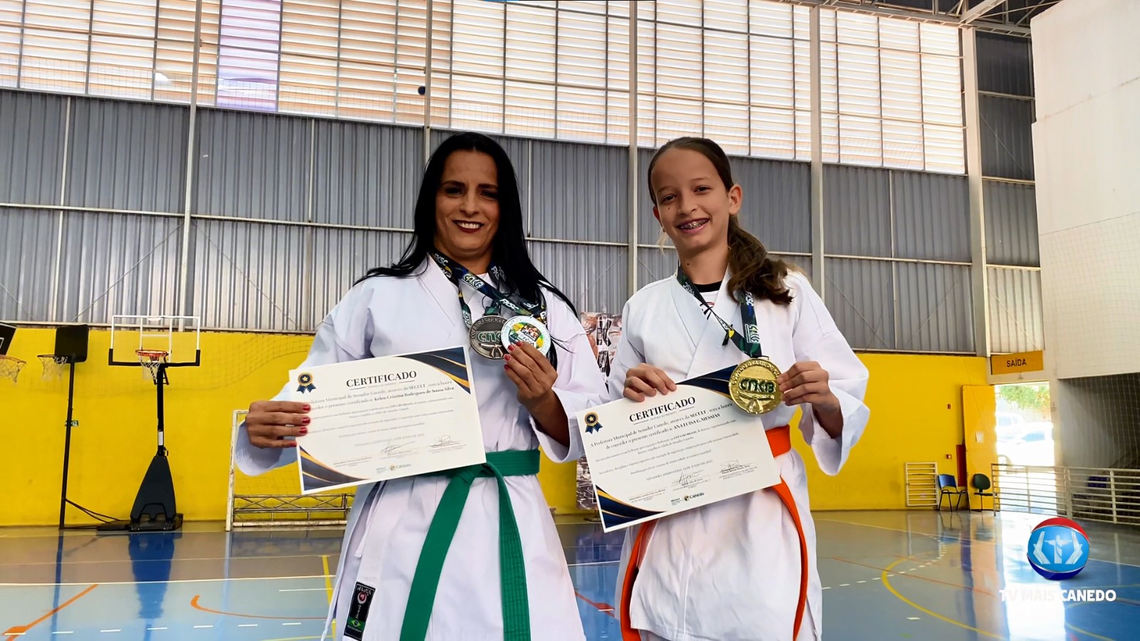 Senador Canedo conquista 3 medalhas na Copa do Brasil de Karatê com duas atletas em destaque
