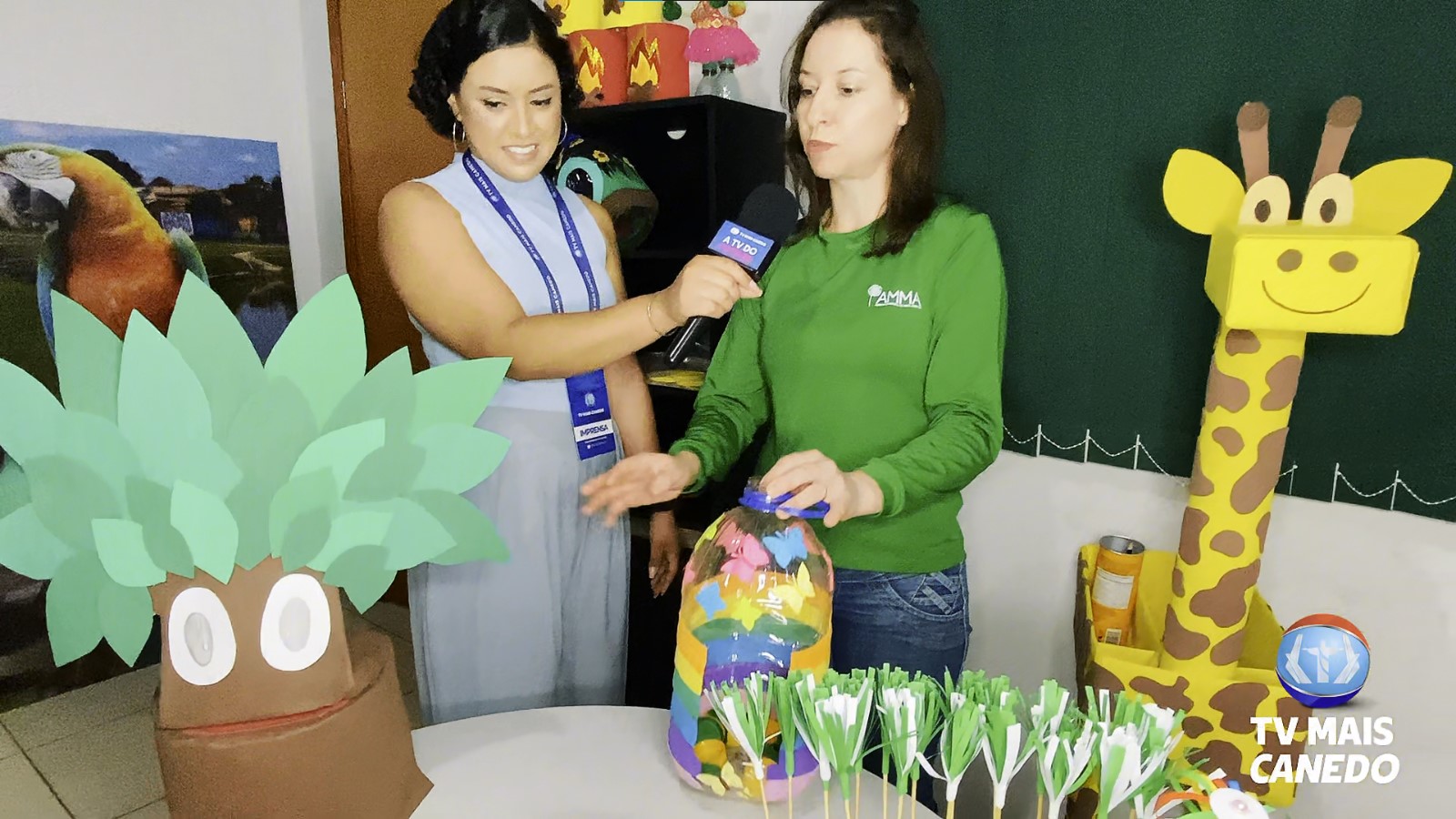 AMMA leva aprendizado sustentável e divertido para escolas de Senador Canedo