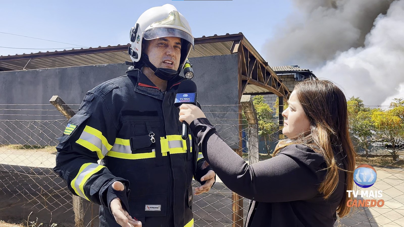 Incêndio em Fábrica de Fertilizantes em Senador Canedo