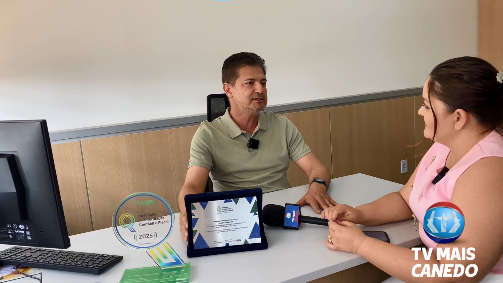 Senador Canedo é premiada e se consolida como referência nacional em transparência fiscal.