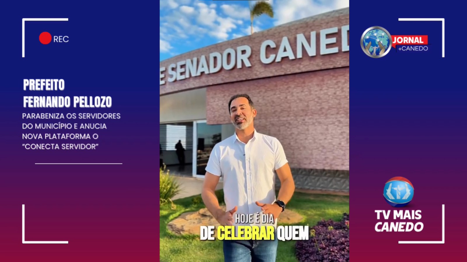 Prefeito de Senador Canedo anuncia “Conecta Servidor” para capacitar funcionalismo público