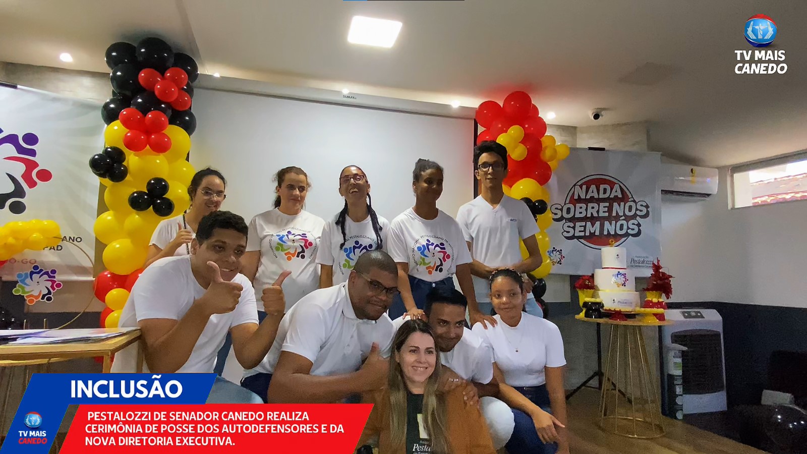 Pestalozzi de Senador Canedo empossa nova diretoria e conselho de autodefensores