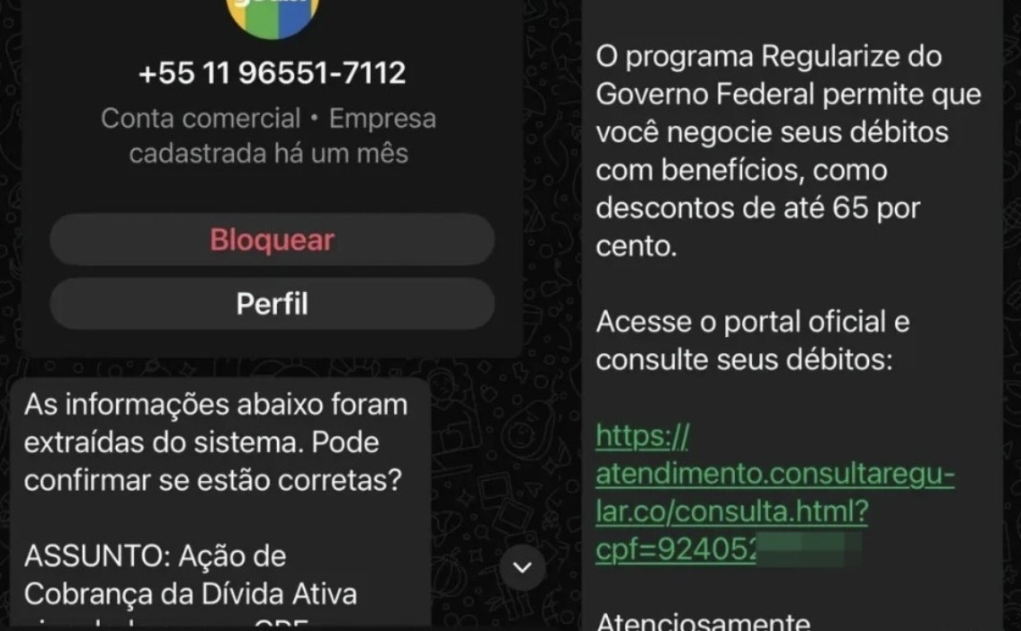 📱⚠️ Golpes usam dados reais e se passam pela Receita Federal para enganar contribuintes em Goiás