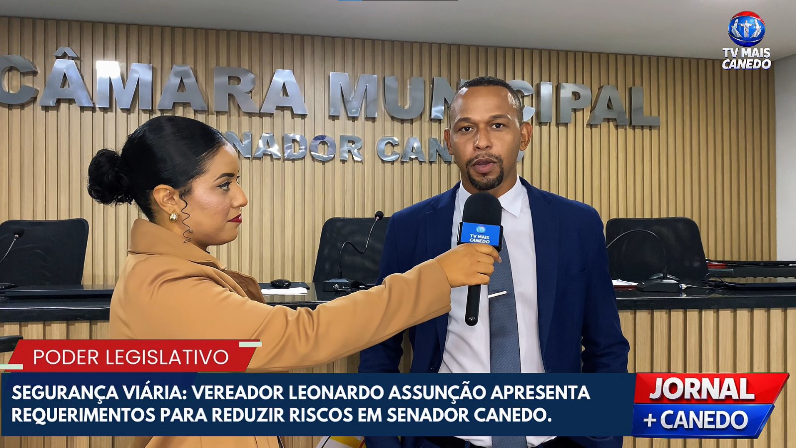 Vereador Dr. Leonardo Assunção solicita reforço na segurança viária em Senador Canedo