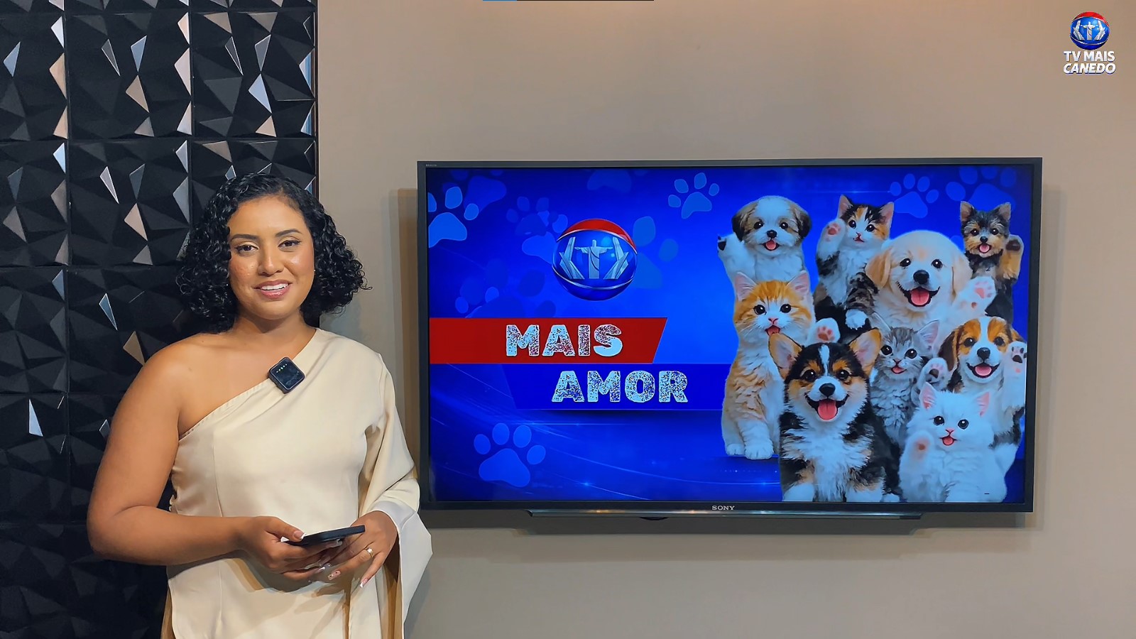 Quadro Mais Amor incentiva a adoção responsável de pets em Senador Canedo