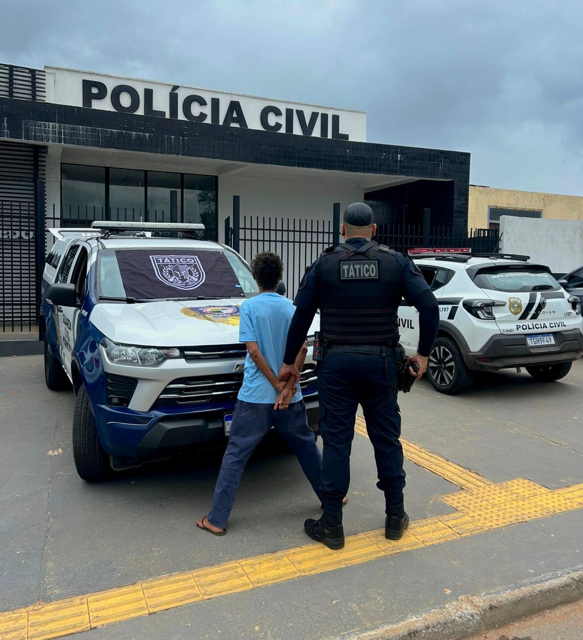 GCM detém homem por violência contra idosa em Senador Canedo.