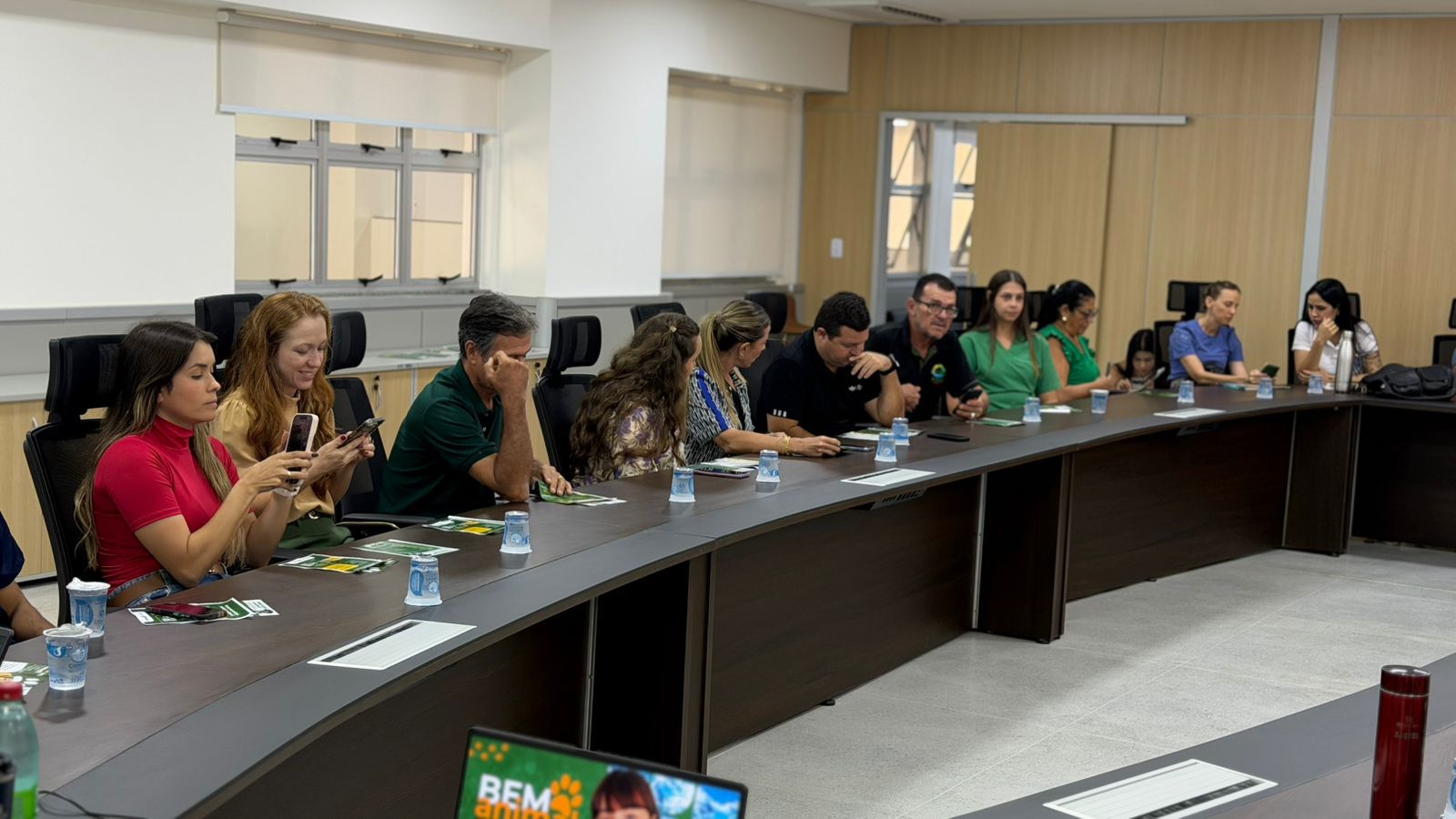 Senador Canedo recebe visita técnica de representantes de sete municípios.