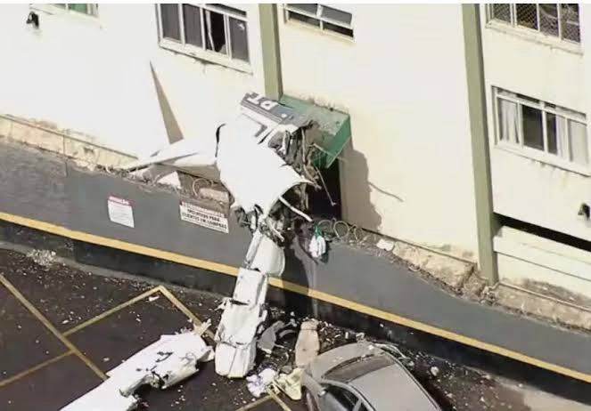 Avião que caiu em Belo Horizonte deixa dois mortos e três feridos graves
