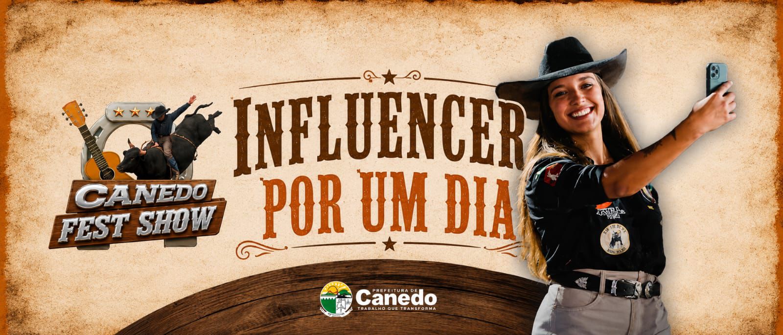 Senador Canedo abre inscrições para projeto “Influencer por um Dia” no Canedo Fest Show