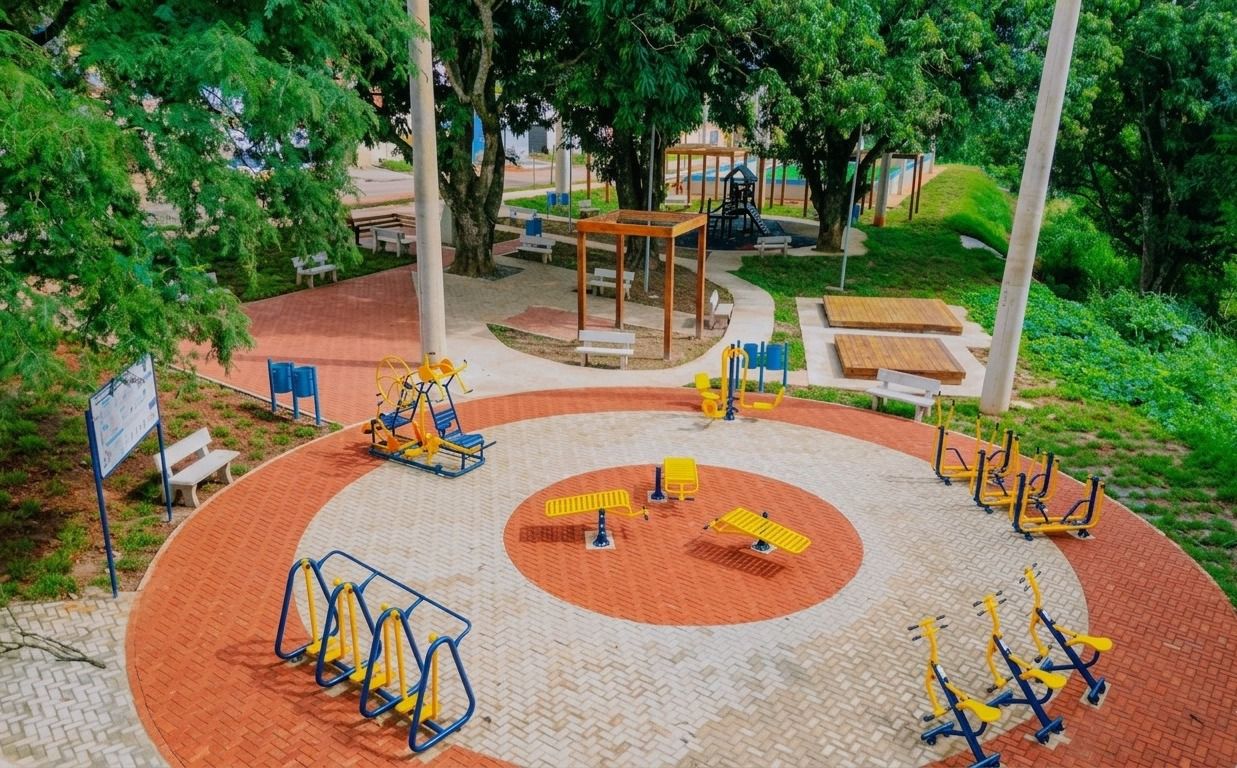 Praça Vitória será inaugurada nesta terça-feira (2) em Senador Canedo