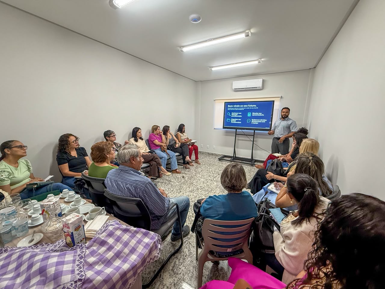 SENAPREV PROMOVE WORKSHOP DE PRÉ-APOSENTADORIA PARA SERVIDORES EM SENADOR CANEDO
