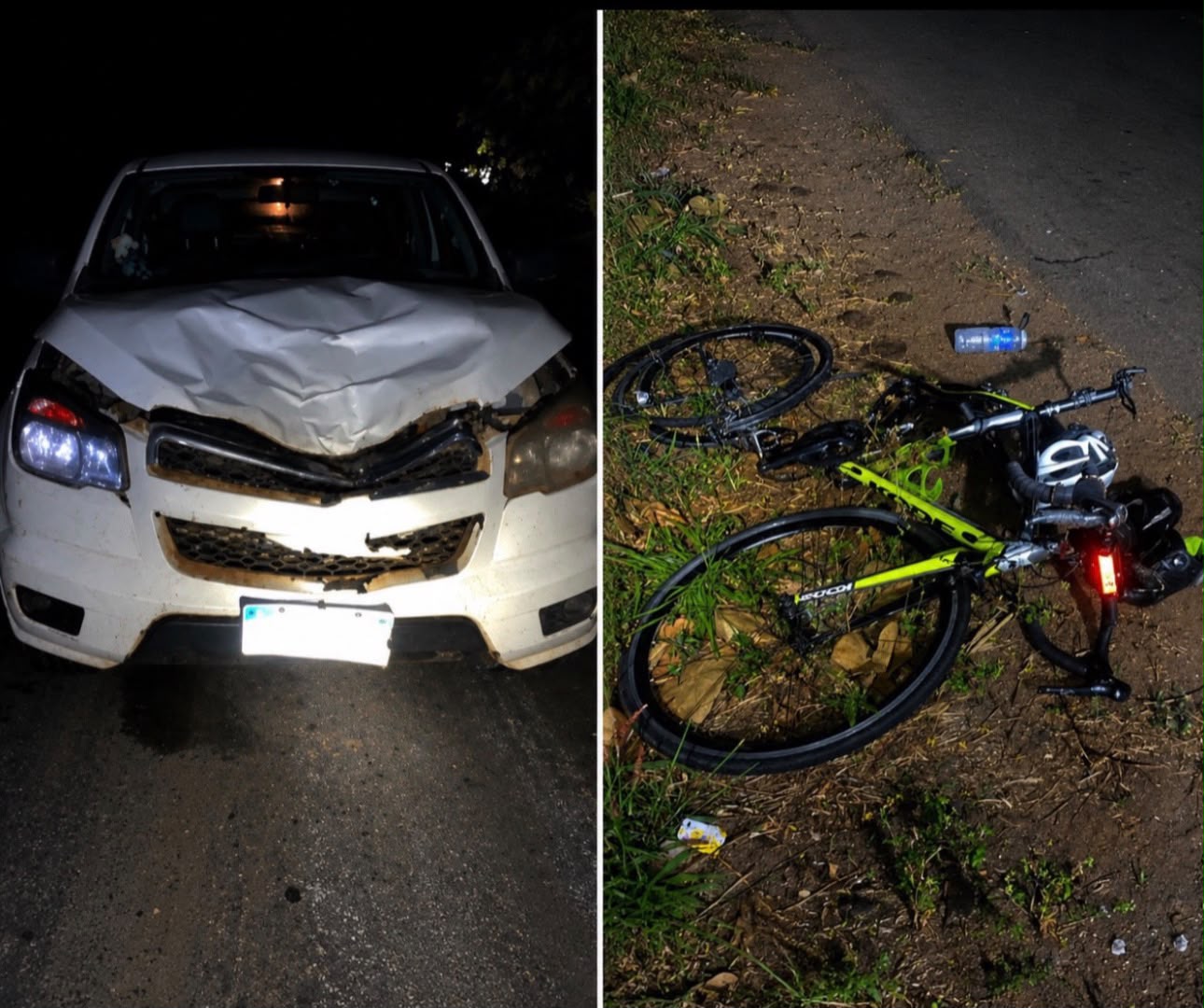 Ciclista que pedalava para Trindade morre atropelado naGO-070 em Inhumas
