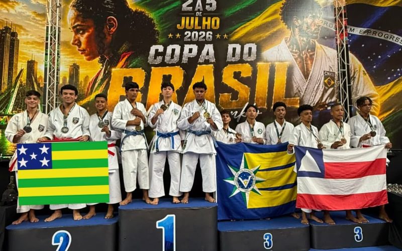 Cinco atletas de Senador Canedo conquistam medalhas na Copa Brasil de Karatê