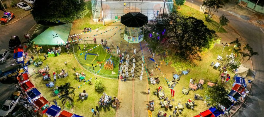 Vila Matinha recebe Arraiá do Coreto, Evento reuniu famílias com música, comidas típicas e apresentações culturais