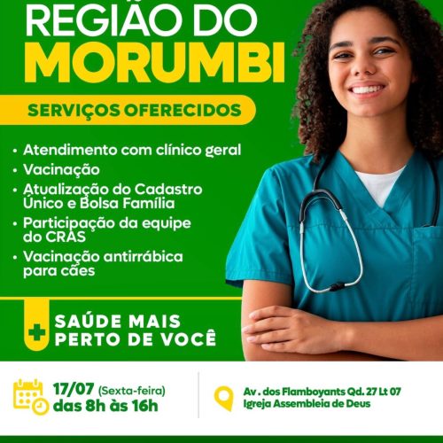 Ação leva serviços de saúde e assistência para moradores da região do Morumbi
