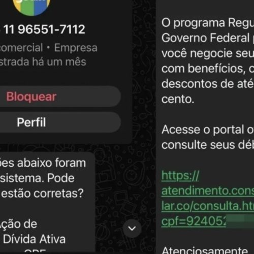 📱⚠️ Golpes usam dados reais e se passam pela Receita Federal para enganar contribuintes em Goiás